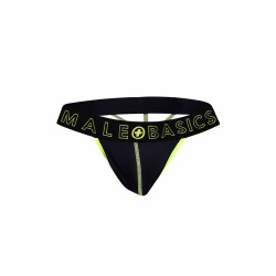 MALE BASICS String NEON MaleBasics Noir-Jaune
